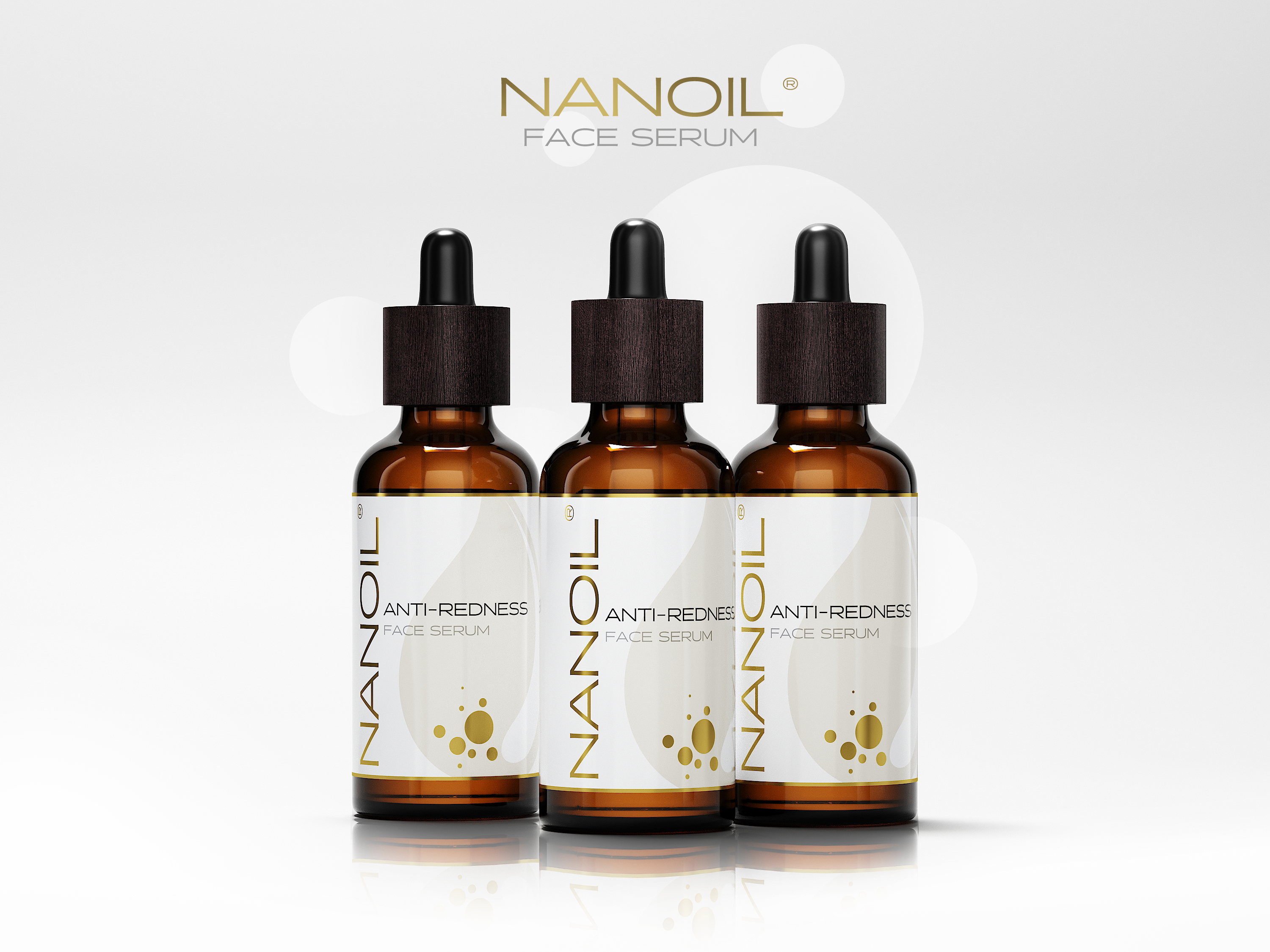Nanoil top face serum for redness