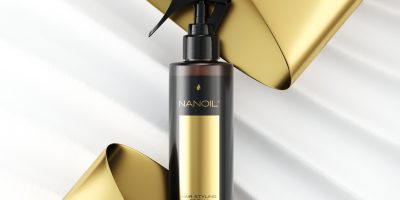 Nanoil hair styling spray