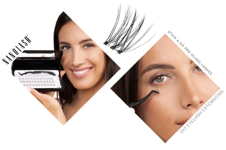 pre glued individual lashes nanolash