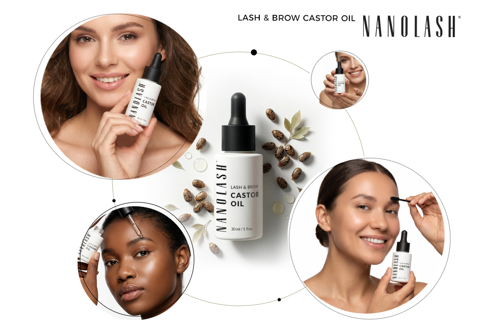 castor oil on eyebrows nanolash